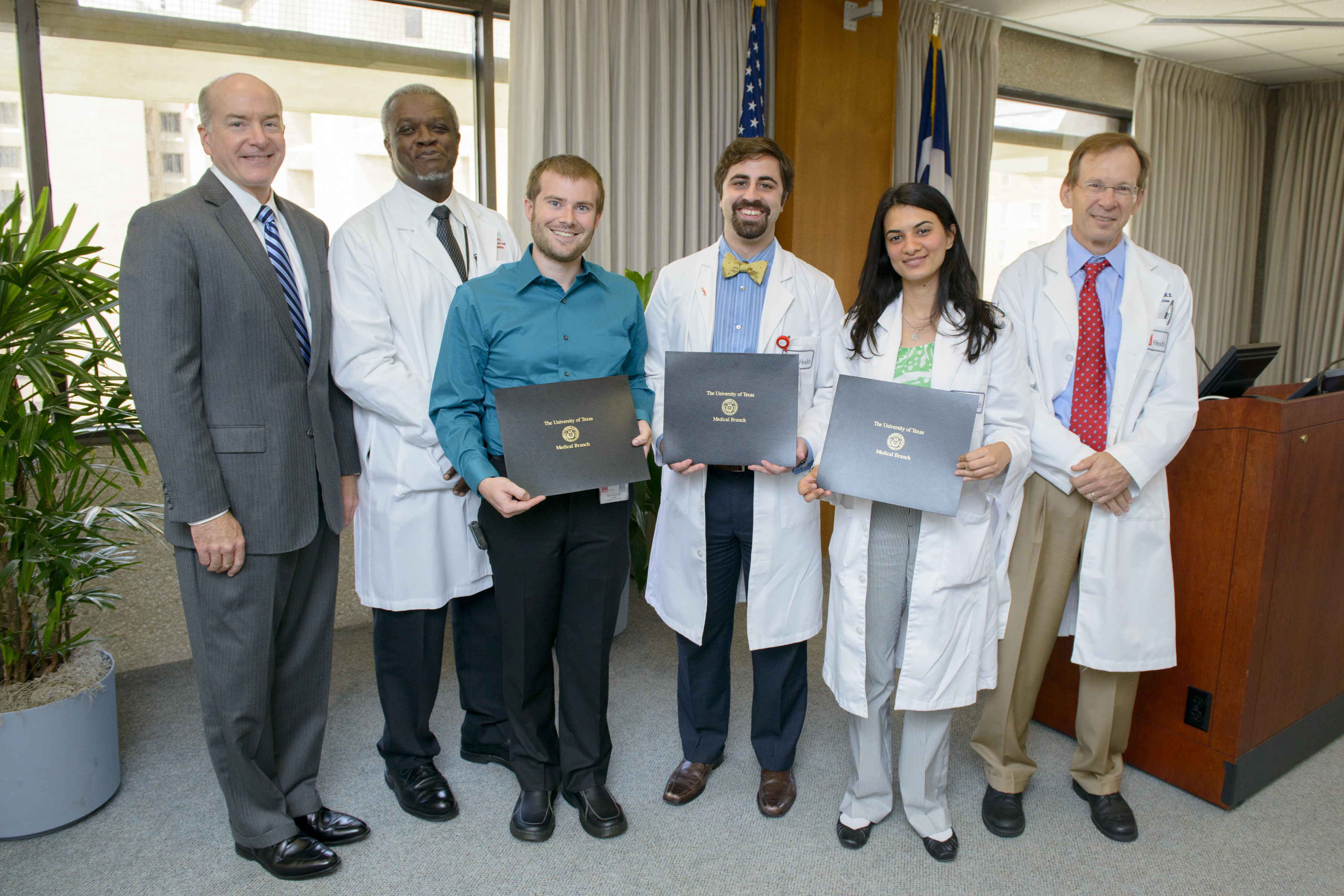 Naiomi Jamal, MD (2nd from the right) was nominated for the 2013 Outstanding Intern Award