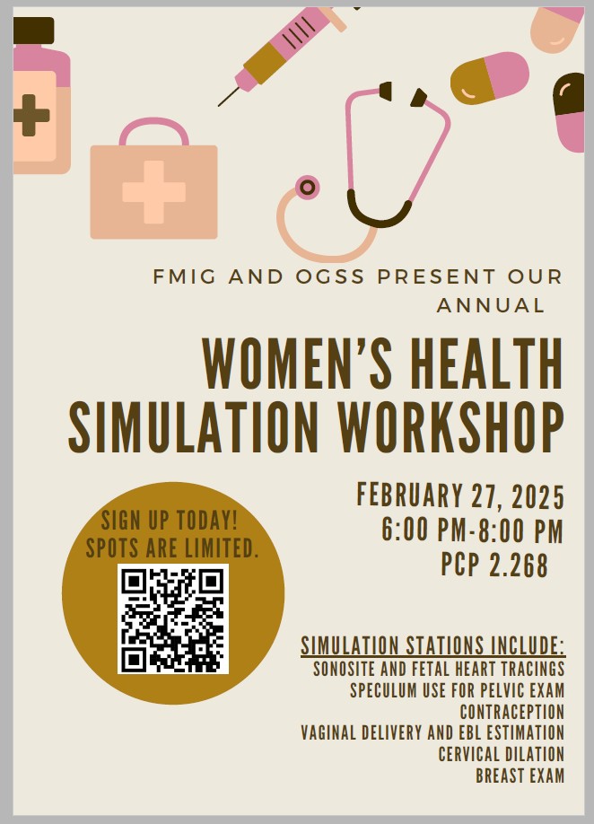 Flyer of Women's Health Simulation Workshop