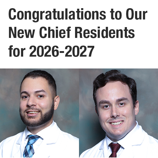 New Family Medicine Chief Residents Photo